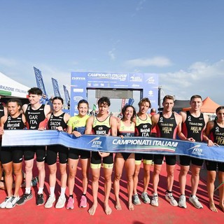 Triathlon sprint: il cuneese Alberto Demarchi sul tetto d'Italia con la K3 Cremona [FOTO]