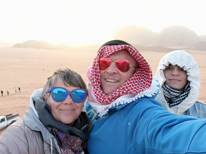 Anche dal deserto del Wadi Rum si legge Targatocn... e voi?