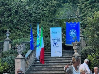 Rotary Saluzzo, serata dell'insediamento del nuovo presidente Giuseppe Sapino- Foto Luigi Fassino
