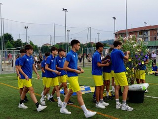 Saluzzo; cerimonia di commemorazione dell'Olimpic Calcio per Rasmane Ouedraogo