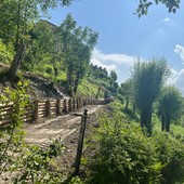 I sentieri che salgono a Dogliani Castello stanno prendendo forma per una zona panoramica di assoluto interesse