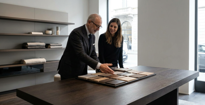 Poliform Milano: design su misura nello showroom Galbiati