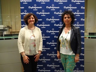 Da destra: Mirella Marenco (delegata Movimento Donne Impresa) e Marinella Tomatis (vice)