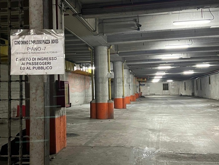 Una nuova area sosta per 150 auto al piano -7 del parcheggio di piazza Boves Una nuova area sosta per 150 auto al piano -7 del parcheggio di piazza Boves