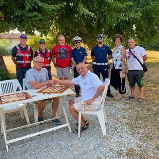 Bra, il gioco della dama protagonista nel quartiere Oltre-ferrovia