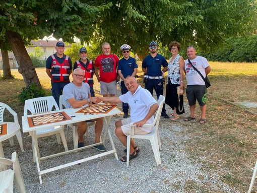 Bra, il gioco della dama protagonista nel quartiere Oltre-ferrovia