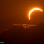Eclissi solare da Spinetta, foto di Paolo Leone Eclissi solare da Spinetta, foto di Paolo Leone
