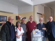 Saluzzo, la consegna della colonna diagnostica all'Endoscopia dell'Ospedale di Saluzzo, alla presenza del direttore generale Salvatore Brugaletta e del presidente della Fondazione CrSaluzzo Marco Piccat