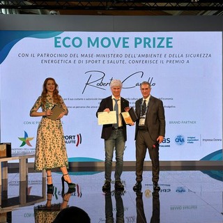 Da Alba a Sanremo: Roberto Cavallo premiato per la sostenibilità che corre
