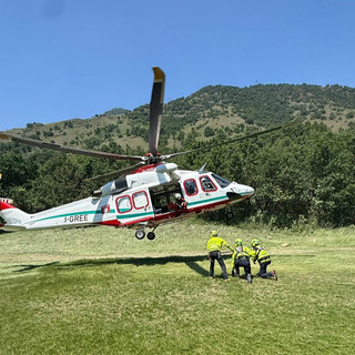 Gli cade addosso l'albero che stava tagliando nei boschi di Roccaforte Mondovì: ferito un 37enne