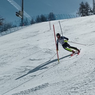 Sci alpino maschile: il limonese Edoardo Saracco è campione italiano Giovani di slalom