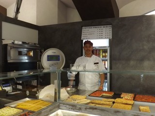 Flavio Campana nel locale el Merendero a Saluzzo