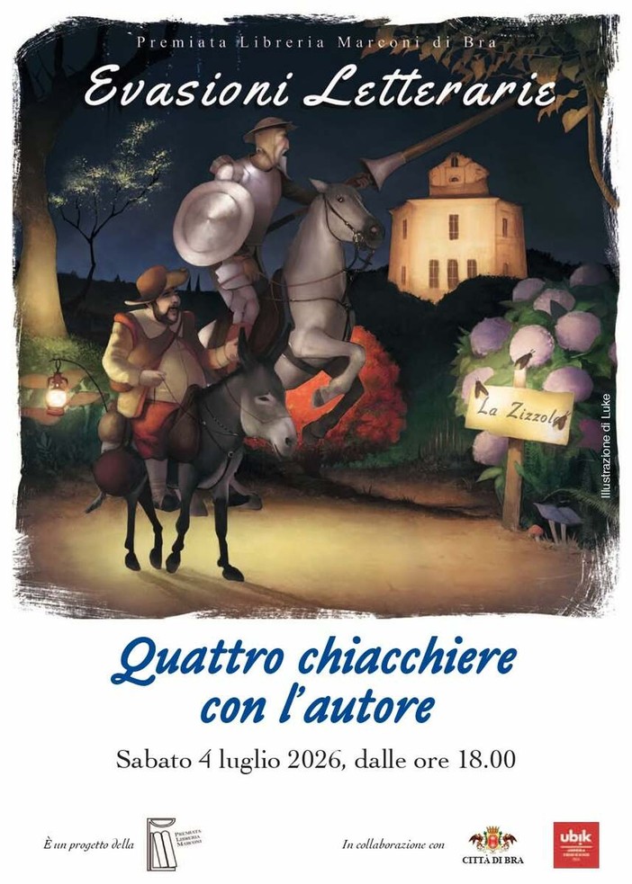 A Bra arriva “Evasioni letterarie: quattro chiacchere con l’autore”: gli scrittori locali incontrano i lettori nei locali del centro storico A Bra arriva “Evasioni letterarie: quattro chiacchere con l’autore”: gli scrittori locali incontrano i lettori nei locali del centro storico