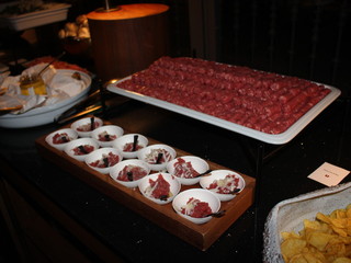 Alcuni momenti dell'evento di presentazione di prodotti tipici regionali a Roma Alcuni momenti dell'evento di presentazione di prodotti tipici regionali a Roma