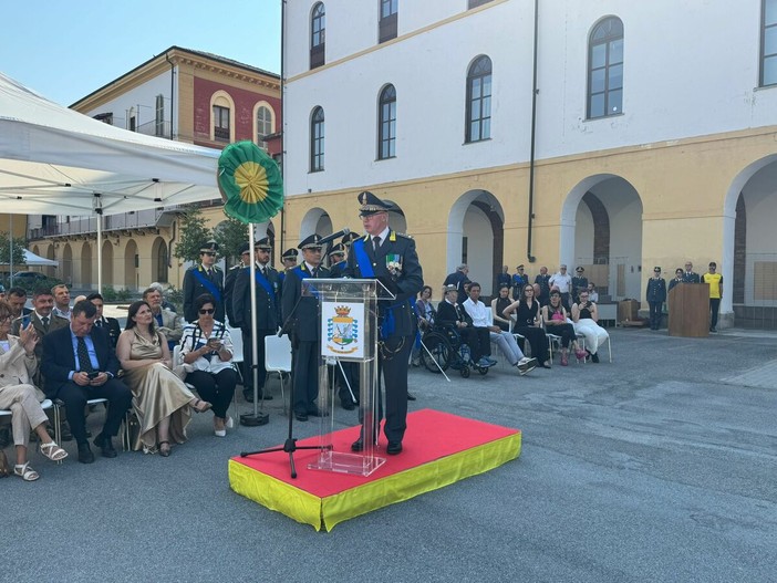Il comandante Provinciale, Colonnello Andrea Alba, illustra i brillanti risultati del Corpo registrati sul territorio