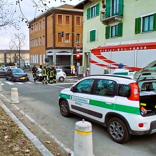 Violento frontale al semaforo di Verzuolo