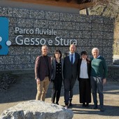 Cherasco verso l'ingresso nel Parco Fluviale Stura e Gesso