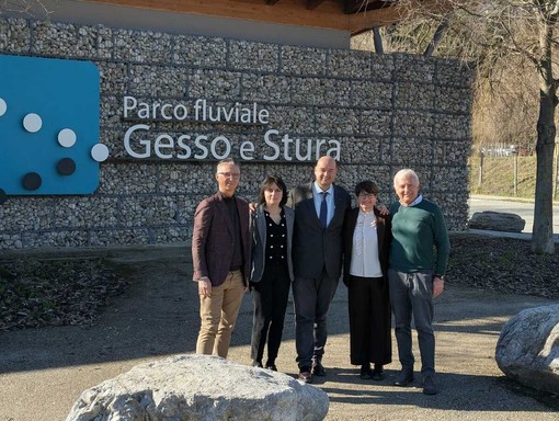 Cherasco verso l'ingresso nel Parco Fluviale Stura e Gesso