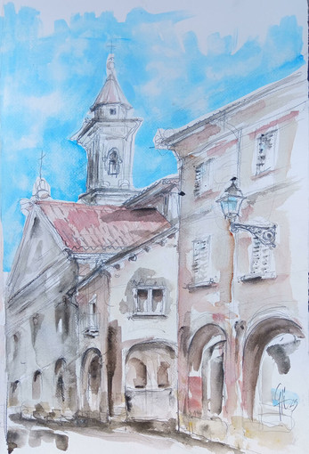 Inaugurata a Mondovì "Contrappunti, figure e paesaggi”: la bi-personale di Meineri e Fornaro