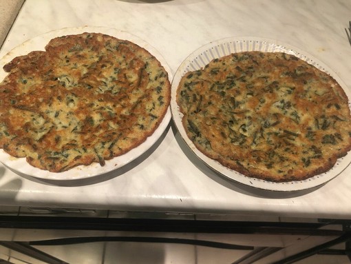 La nostra lettrice Marisa Galliano è andata a raccogliere i luvertin e ci mostra la sua frittata