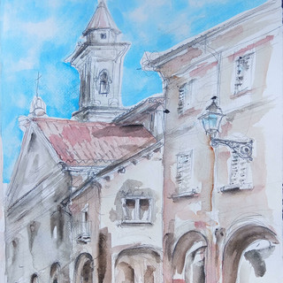 Inaugurata a Mondovì "Contrappunti, figure e paesaggi”: la bi-personale di Meineri e Fornaro