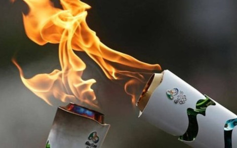 Fiamma olimpica, immagine di repertorio