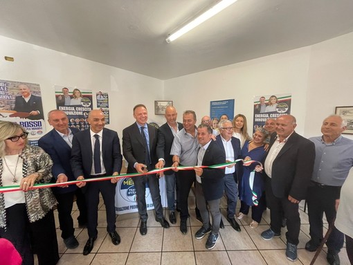 Doppia inaugurazione a Mondovì per Fratelli d'Italia con il capogruppo Lollobrigida [FOTO E VIDEO]
