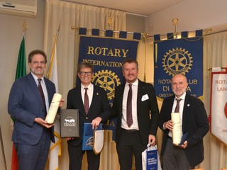 Alessandro De Lucchi, Fortunato Crovari, Luigi Minasso e Sergio Rolfo (foto Lucia Ernè) Alessandro De Lucchi, Fortunato Crovari, Luigi Minasso e Sergio Rolfo (foto Lucia Ernè)