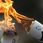 Fiamma olimpica, immagine di repertorio
