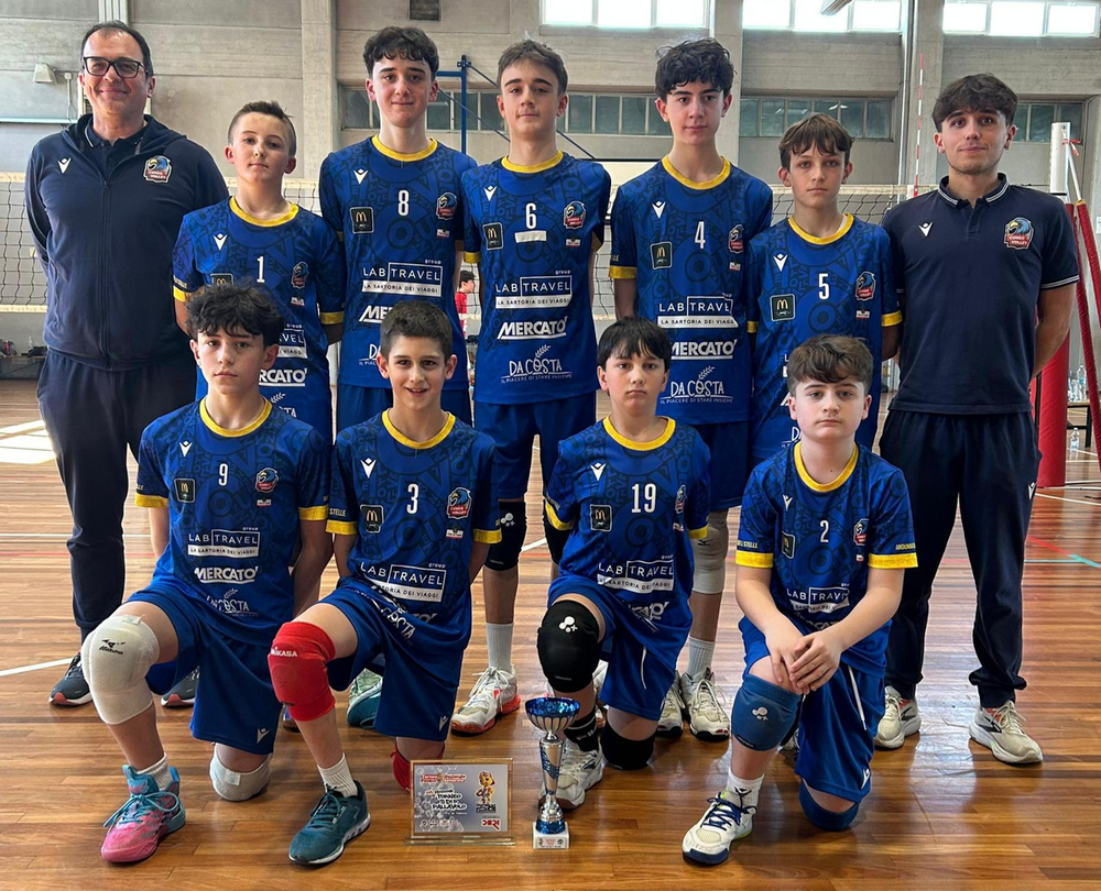 VOLLEY GIOVANILE MASCHILE / L’Under 13 del Cuneo Volley trionfa al torneo Pasqua Sotto Rete