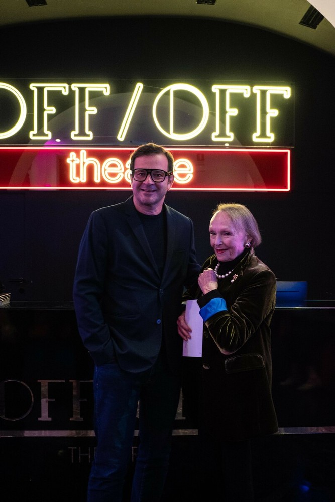 Alessio Franco e Elena Croce Presidente in carica e Presidente onorario della Fondazione