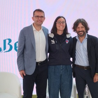 Da sinistra Pier Domenico Ravera, Anna Aliberti e Antonio Biella Da sinistra Pier Domenico Ravera, Anna Aliberti e Antonio Biella