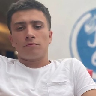 La foto di Francesco Mina utilizzata per l'appello social lanciato in mattinata dai famigliari