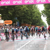 Uno scatto del Giro d'Italia Women a Fossano Uno scatto del Giro d'Italia Women a Fossano