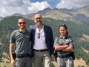 Il presidente della Provincia Luca Robaldo con gli addetti di Polizia Locale Il presidente della Provincia Luca Robaldo con gli addetti di Polizia Locale