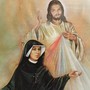 In foto l’immagine di Gesù misericordioso e santa Faustina Kowalska