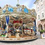 In piazza Maggiore a Mondovì è tornata la giostra dei cavalli In piazza Maggiore a Mondovì è tornata la giostra dei cavalli