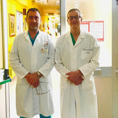 Il dottor Paraskevas Lyberis e il professor Enrico Ruffini Il dottor Paraskevas Lyberis e il professor Enrico Ruffini