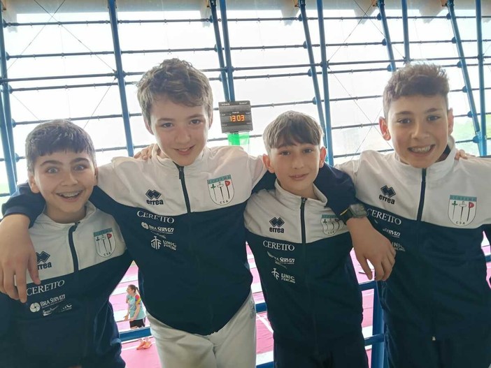 Gli U14 alla gara a coppie di Voghera Gli U14 alla gara a coppie di Voghera