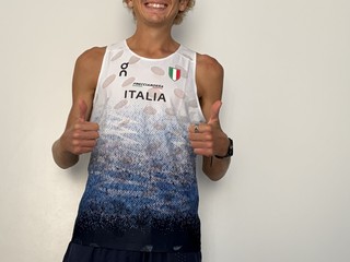 Dario Ferrante con la maglia della nazionale Dario Ferrante con la maglia della nazionale