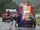 Scontro tra due auto in via XI Settembre a Borgo San Dalmazzo, una finisce nel campo