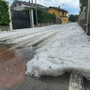 Immagine di una recente grandinata a Farigliano Immagine di una recente grandinata a Farigliano