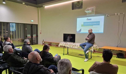 Un momento dell'incontro di ieri sera