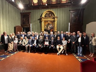 Alcuni momenti della cerimonia tenuta in Sala Consiglio