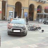 Cuneo: scontro tra auto e scooter in corso Nizza