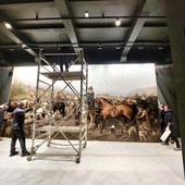 L'installazione di Pittara alla Castiglia di Saluzzo L'installazione di Pittara alla Castiglia di Saluzzo