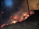 Le immagini dell'incendio a Villar San Costanzo