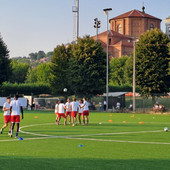 Il Bra durante una sessione di allenamento