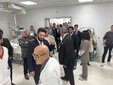 Momenti del tour inaugurale all'ospedale di Saluzzo Momenti del tour inaugurale all'ospedale di Saluzzo