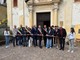 Il taglio del nastro all'inaugurazione della mostra fotografica "Volti di un paese" del fotografo Lorenzo Avico Il taglio del nastro all'inaugurazione della mostra fotografica "Volti di un paese" del fotografo Lorenzo Avico